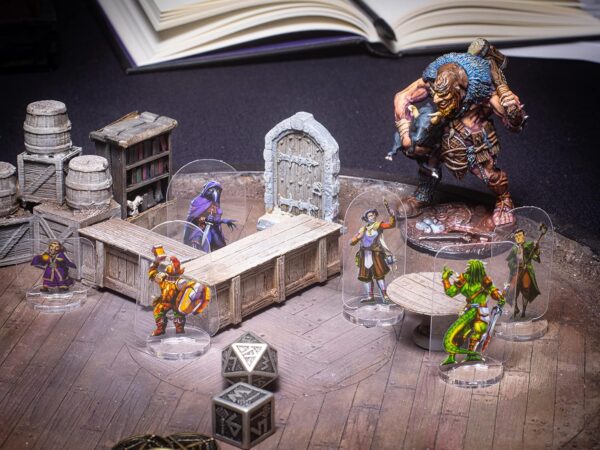 Arcknight Flat Plastic Miniatures: Spacefarers; 56 Unique Sci-Fi-Themed Minis for Starfinder; Affordable, Skinny Figurines for SF, Shadowrun, and Other Tabletop RPG Games - Image 10