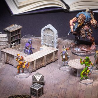 Arcknight Flat Plastic Miniatures: Mankind; 62 Unique Human-Themed Minis for DND 5e and Pathfinder; Affordable, Skinny Figurines for Dungeons and Dragons and Other Tabletop RPG Games - Image 10