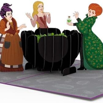 Lovepop Everyday Pop-Up Card for Her and Him- 3D Disney Greeting Cards for Boys, Girls, Men, Women - I Put a Spell on You - 5" x 7" Hocus Pocus Card - Blank Note Card & Envelope Included - Image 5