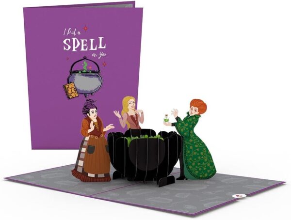 Lovepop Everyday Pop-Up Card for Her and Him- 3D Disney Greeting Cards for Boys, Girls, Men, Women - I Put a Spell on You - 5" x 7" Hocus Pocus Card - Blank Note Card & Envelope Included - Image 2