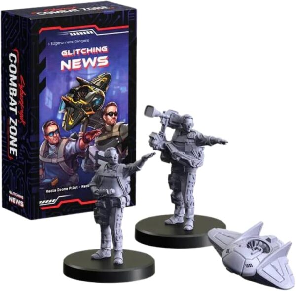 Monster Fight Club Cyberpunk Red, Combat Zone The Board Game Gangs Expansion: Glitching News (Edgerunner Gonks) - Image 2