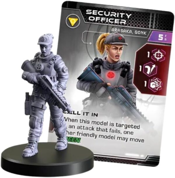 Monster Fight Club Cyberpunk Red, Combat Zone The Board Game Gangs Expansion: Observe and Secure (Arasaka Gonks) - Image 4