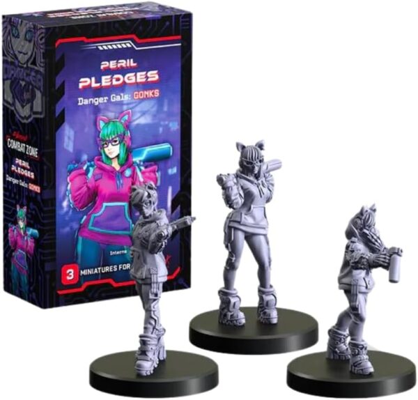 Monster Fight Club Cyberpunk Red, Combat Zone The Board Game Gangs Expansion: Peril Pledges (Danger Gals Gonks) - Image 2