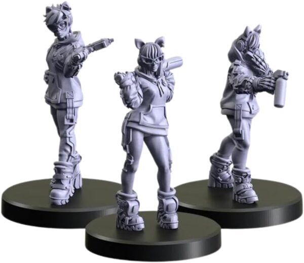 Monster Fight Club Cyberpunk Red, Combat Zone The Board Game Gangs Expansion: Peril Pledges (Danger Gals Gonks) - Image 3