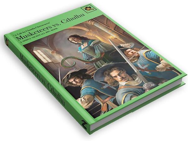 Musketeers Vs. Cthulhu - Hardcover RPG Book, Horror Theme, Call of Cthulhu Rules Setting, Tabletop Role Playing Game, 112 pg A5 Book - Image 2