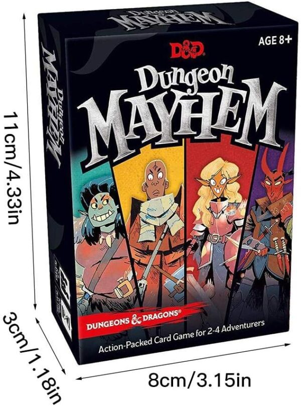 Dungeons & Dragons Dungeon Mayhem | Dungeons & Dragons Card Game | 2–4 Players, 120 Cards - Image 7