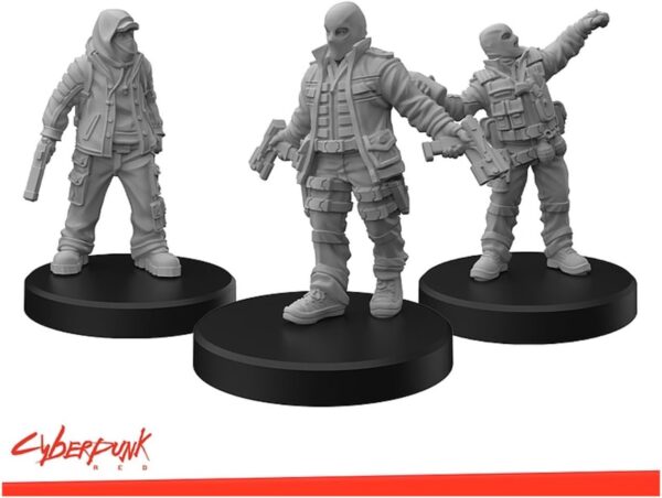 Cyberpunk RED Miniatures - Combat Zoners B - Image 2