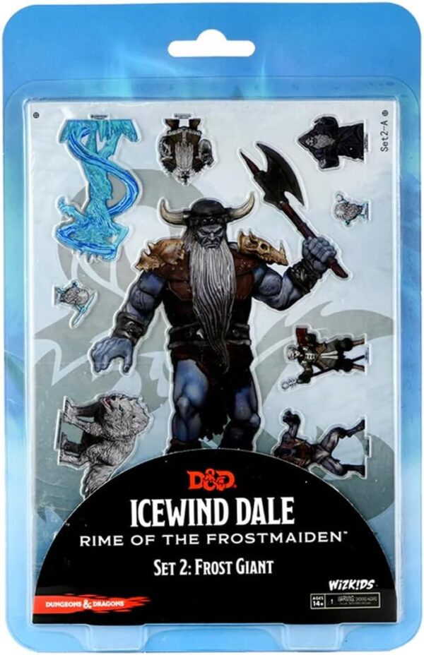 WizKids D&D Idols of The Realms: Icewind Dale Rime of The Frostmaiden - Frost Giant - 2D Set - Image 2