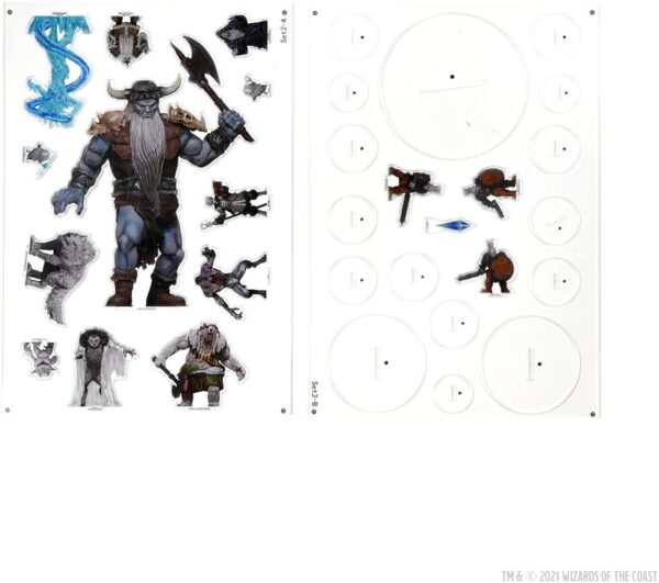 WizKids D&D Idols of The Realms: Icewind Dale Rime of The Frostmaiden - Frost Giant - 2D Set - Image 4