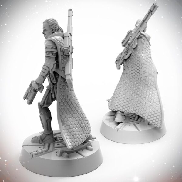 Starfinder Unpainted Miniatures: Half-Elf Operative - 32mm Unpainted Plastic Miniatures by Archan Studio - for Kids and Adults Ages 14+ - Image 4