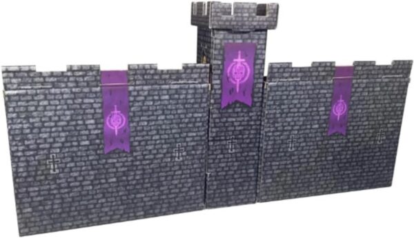 Dark Castle Keep Dice Tower & 2 Wall DM Screens w/Magnetic Initiative Turn Tracker - Image 3