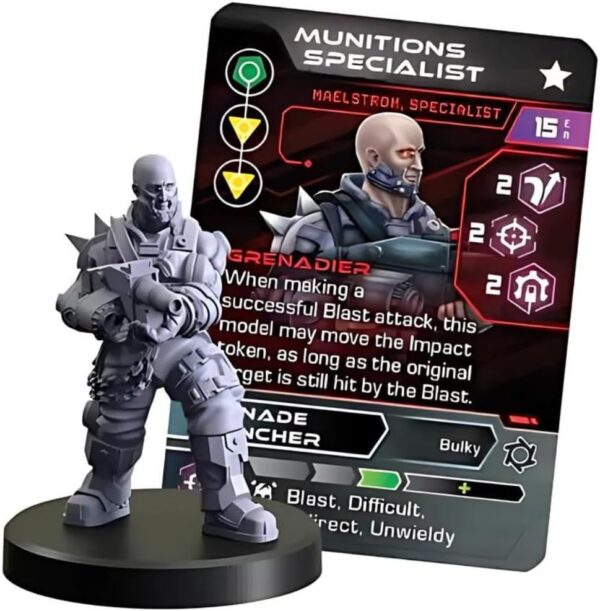 Monster Fight Club Cyberpunk Red, Combat Zone The Board Game Gangs Expansion: Chrome Jocks (Maelstrom Gangers) - Image 5