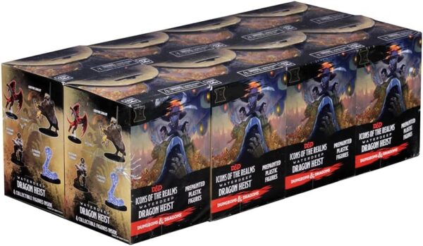 WizKids D&D Icons of The Realms: Waterdeep Dragon Heist Booster Brick (8) Minis - Image 5