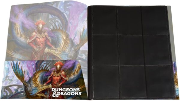 Ultra PRO - Dungeons & Dragons: Character Folio Light of Xaryxis Folio with Stickers - Organize and Store your Notes, Character Sheets, and Spell cards with The 9 Pocket Page for Standard Size Cards - Image 3