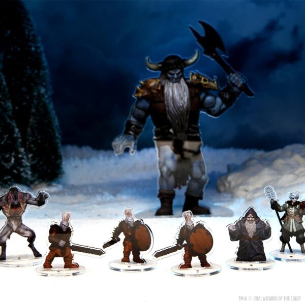 WizKids D&D Idols of The Realms: Icewind Dale Rime of The Frostmaiden - Frost Giant - 2D Set - Image 7