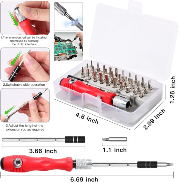 HIJIRH 165 Pcs Pro Grade 3D Printing Tool Kit,3D Printer Tool Kits,Diverse 3D Printer Accessory Including Electric Polishing Machine,Tool Box,for Remove/Trim and Finish 3D Print - Image 8