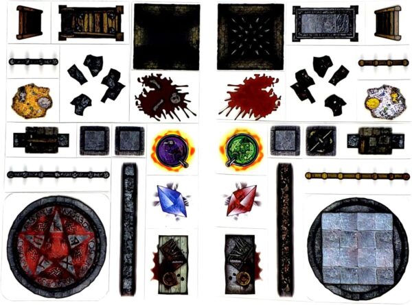 Dungeons - 66pc Double-Sided Dungeon & Terrain Pieces for Starters & Masters Alike - Roleplaying Objects for Dungeons & Dragons - Immersive Map Accessories for DND 5E, Pathfinder & Warhammer RPGs - Image 5