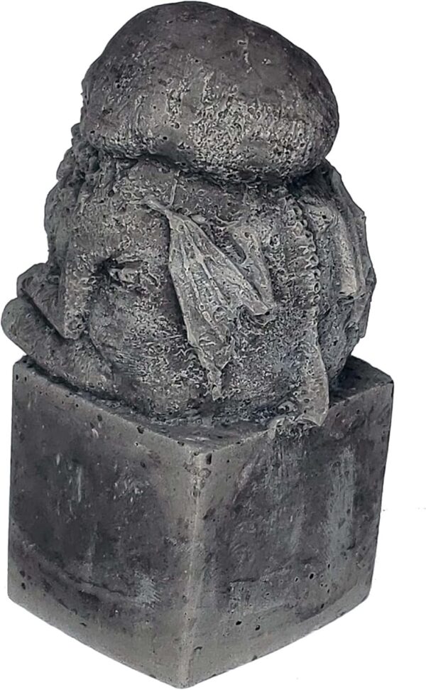 Cthulhu Stone Idol | Lovecraft Concrete Statue | Mythos Occult Prop (Idol) - Image 3