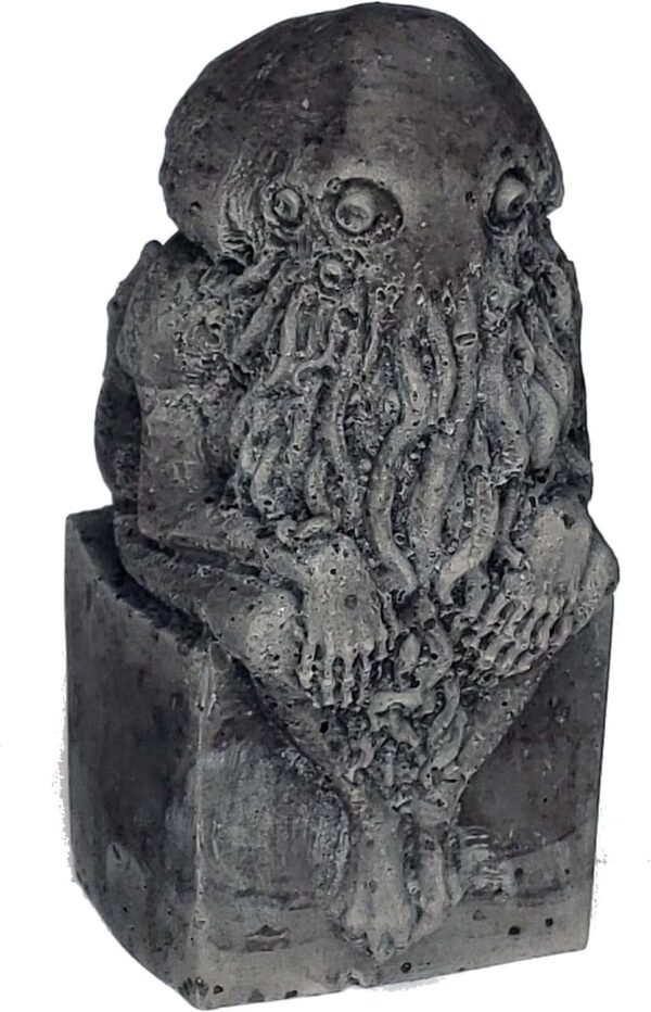 Cthulhu Stone Idol | Lovecraft Concrete Statue | Mythos Occult Prop (Idol) - Image 2