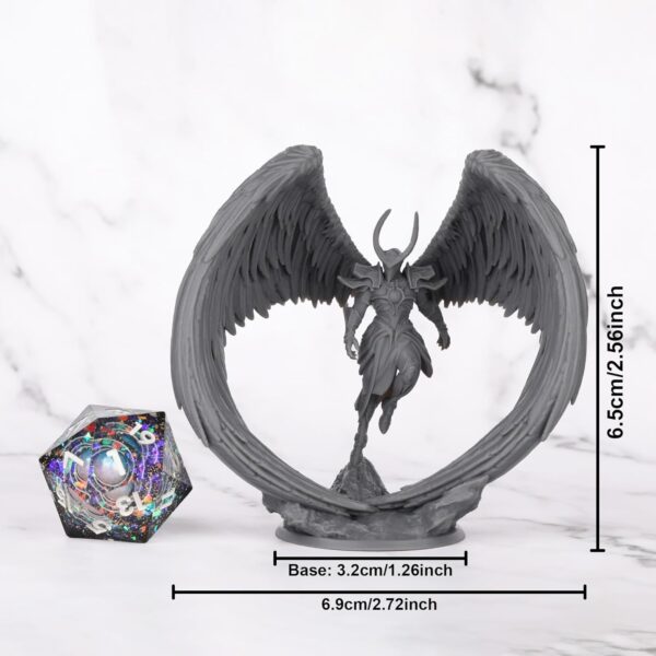 AUSPDICE Angel Fighter DND Miniatures for RPG Enthusiasts, 3D Printed War Gaming Plastic Figurine as Ideal Gift - Image 6