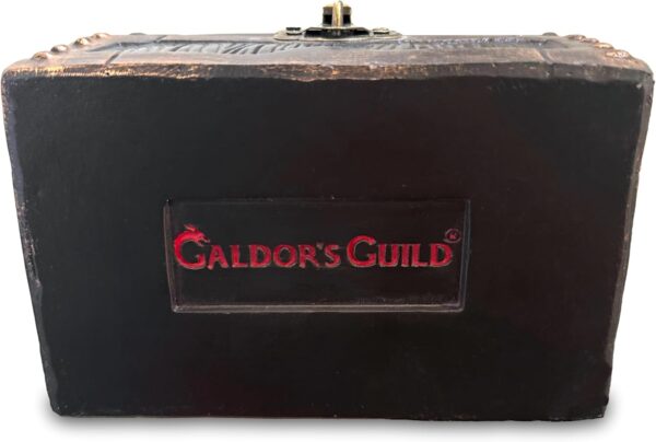 Galdor's Guild Mimic Dice Chest Storage Box | Free Lock & Key | Compatible with Dungeons & Dragons Players, Dungeon Master/DM RPG Gaming | Holder Vault Case | Holds 4 Polyhedral Sets (Regular) - Image 8