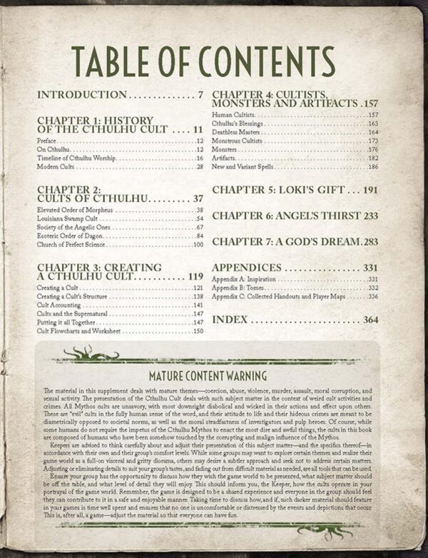 Call of Cthulhu: Cults of Cthulhu - Image 4