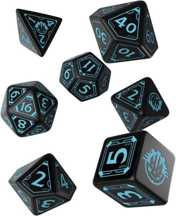 Q-Workshop Starfinder Dice Set , Black - Image 2