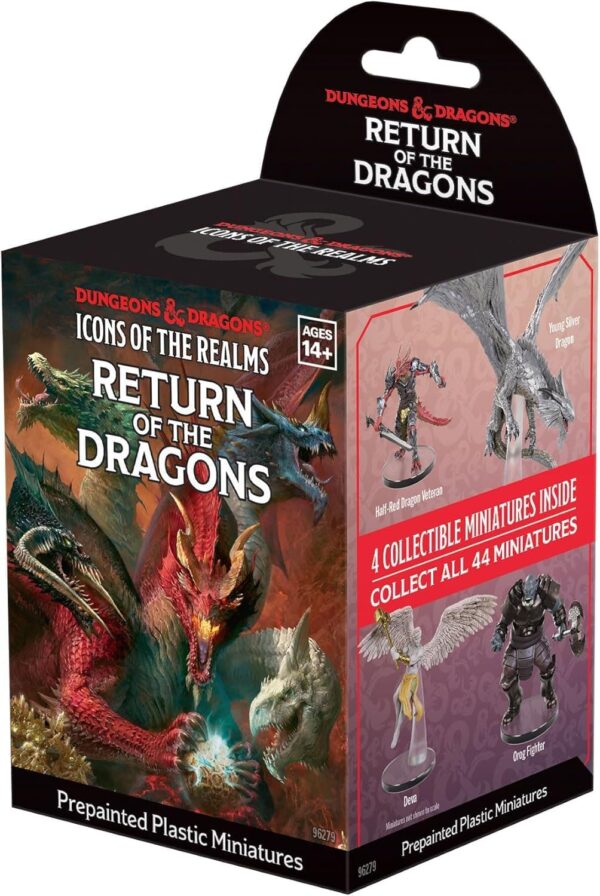 WizKids D&D Icons of The Realms: Return of The Dragons Single Booster | Dungeons and Dragons Figures | Pre-Painted | Blind Box - Image 2