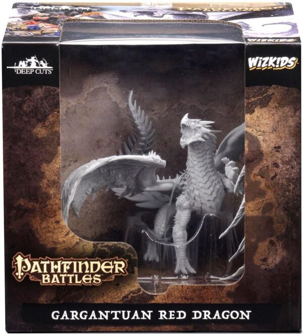 WizKids Pathfinder Battles Deep Cuts - Gargantuan Red Dragon - Image 2