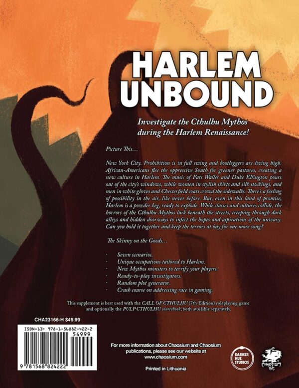 Harlem Unbound - 2nd Edition (Call of Cthulhu Roleplaying) - Image 3