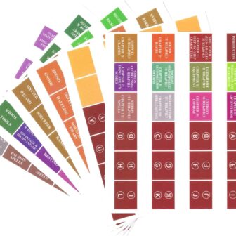 Index Tabs for D&D Player’s Handbook(Book not Included), 144 D&D Core Rulebook Color Coded Clear PVC Laminated Tabs, Double-Sided Content Design & Durable - Enhance Your Gaming Experience - Image 3