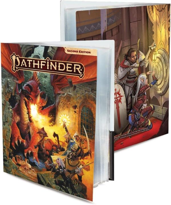 Pathfinder Role Playing Game Second Edition Red Dragon Character Folio to Hold 12 Character Sheets - Image 2