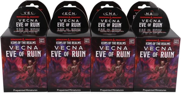 WizKids D&D Icons of The Realms: Vecna: Eve of Ruin - 8 ct. Booster Brick (Set 32) - Image 2