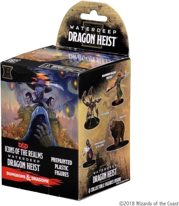 WizKids D&D Icons of The Realms: Waterdeep Dragon Heist Booster Brick (8) Minis - Image 6