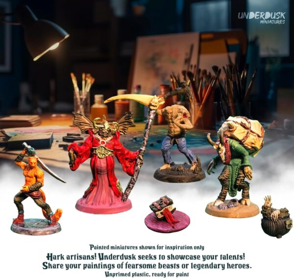 Monsters, Mimics, & Mysteries - 34 Tabletop Gaming Miniatures for RPG/DND Miniatures/Bulk Dungeons & Dragons Miniatures/D&D Miniatures Monsters/DND Minis/DND Figures Starter Pack - Image 8