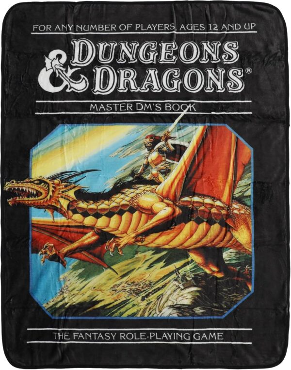 Bioworld Dungeons & Dragons 45 x 60 Flannel Throw Blanket - Image 2