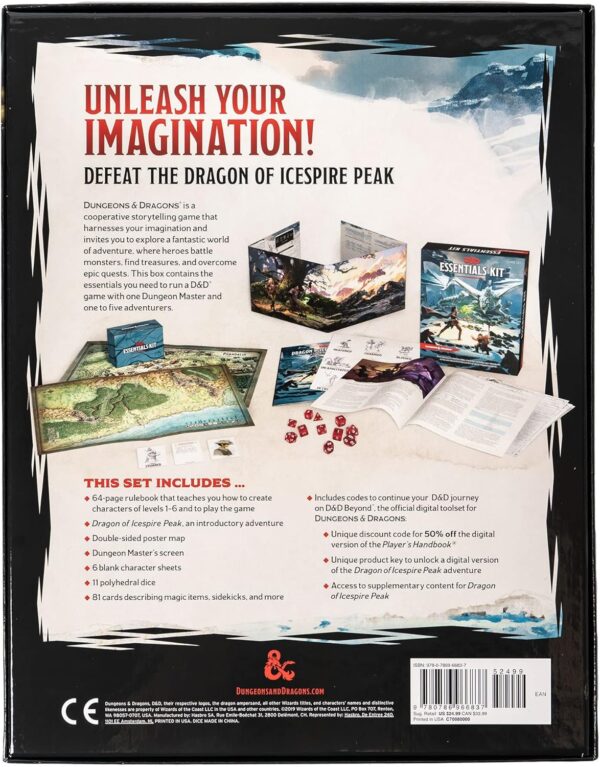 Dungeons and Dragons Starter Bundle - Learn to Play with The D&D Essentials Kit and D&D Starter Set: Dragons of Stormwreck Isle - Image 8