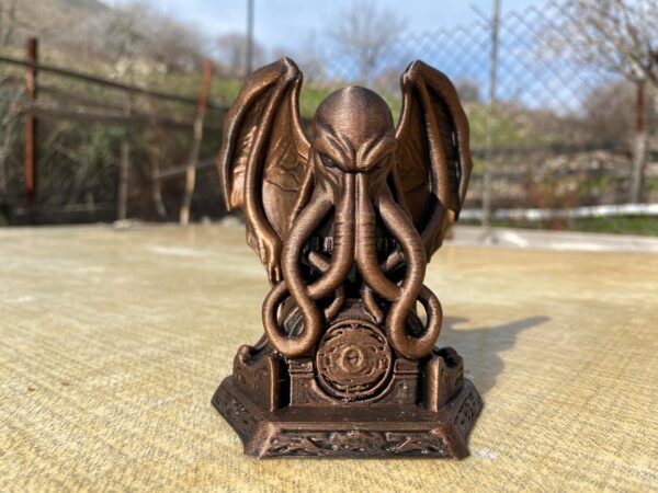 Cthulhu Eldritch Horror Figurine - Hand-Painted Lovecraftian Mythos Statue – Unique Gothic Home & Office Decor – Tabletop RPG & Fantasy Collector’s Gift - Image 3