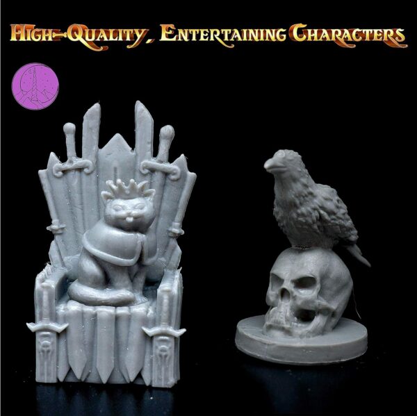 26 Animal Minis for DND Miniatures 28mm Unpainted Dungeons and Dragons Miniatures I for D&D Miniatures & DND Minis Fantasy RPG | for DND Figures & Tabletop Miniatures | Campaign Setting - Image 4