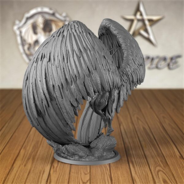 AUSPDICE Angel Fighter DND Miniatures for RPG Enthusiasts, 3D Printed War Gaming Plastic Figurine as Ideal Gift - Image 5