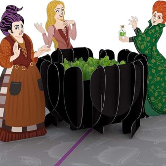 Lovepop Everyday Pop-Up Card for Her and Him- 3D Disney Greeting Cards for Boys, Girls, Men, Women - I Put a Spell on You - 5" x 7" Hocus Pocus Card - Blank Note Card & Envelope Included - Image 3