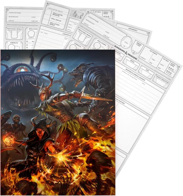 Dungeons & Dragons 2024 Character Sheets Player Accessories - Image 4