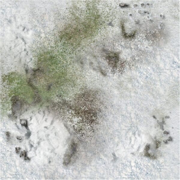 Battle Systems Terrain Winter Snowscape Game Mat 2x2 - Neoprene Playmat for Warhammer, D&D, Frostgrave and More! - Image 3