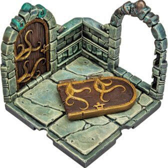 Archon Studio Pathfinder Terrain: Abomination Vaults Half-Height Walls, Small - Image 6