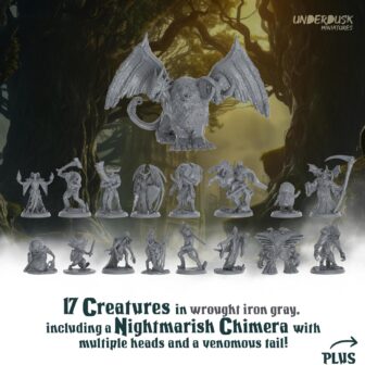 Monsters, Mimics, & Mysteries - 34 Tabletop Gaming Miniatures for RPG/DND Miniatures/Bulk Dungeons & Dragons Miniatures/D&D Miniatures Monsters/DND Minis/DND Figures Starter Pack - Image 3