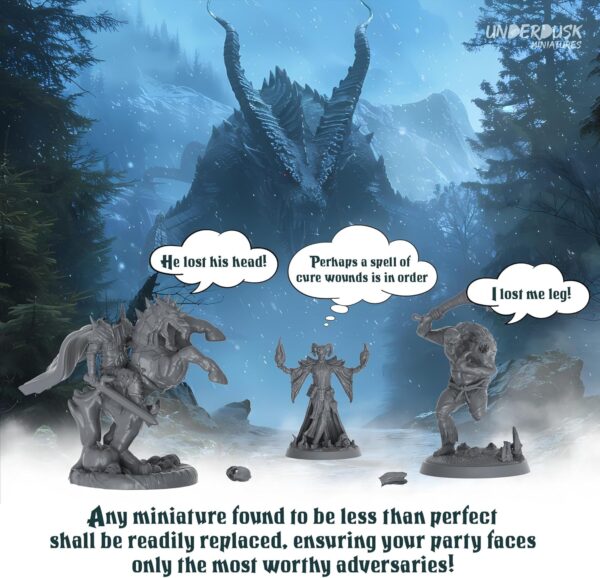 Monsters, Mimics, & Mysteries - 34 Tabletop Gaming Miniatures for RPG/DND Miniatures/Bulk Dungeons & Dragons Miniatures/D&D Miniatures Monsters/DND Minis/DND Figures Starter Pack - Image 7