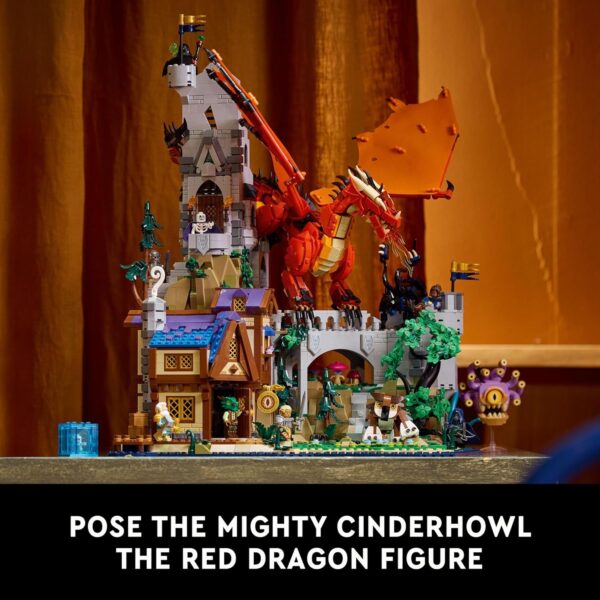 LEGO Ideas Dungeons & Dragons: Red Dragon’s Tale Building Set for Adults, Dungeons and Dragons Gift Idea, Fantasy Model for Build and Display, Created in Collaboration with Wizards of the Coast, 21348 - Image 5