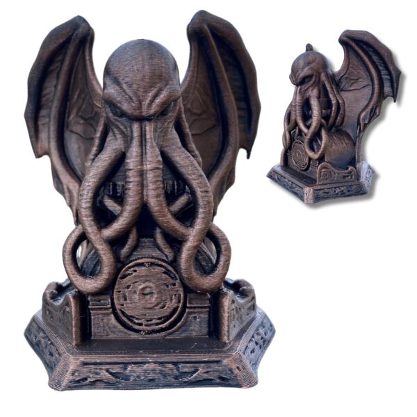 Cthulhu Eldritch Horror Figurine - Hand-Painted Lovecraftian Mythos Statue – Unique Gothic Home & Office Decor – Tabletop RPG & Fantasy Collector’s Gift - Image 2