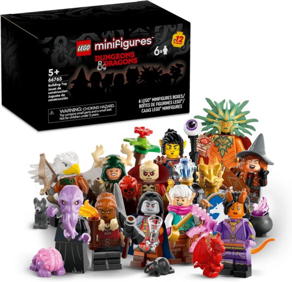 LEGO Minifigures Dungeons & Dragons 6 Pack - Toy for Boys & Girls Ages 5+ - Collectible Figures for Kids & Adult Fans - Dungeons & Dragons Gift - 66765 - Image 2