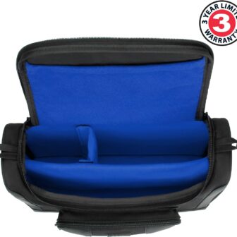 USA GEAR Compact Travel Bag Compatible with Dungeons and Dragons Accessories - Small DND Bag fits RPG Player Essentials, Player's Handbook, Character Sheets, Dice, Tokens, & Mini Player Items (Blue) - Image 9